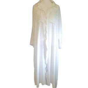 Dramatic White Coverup One Size